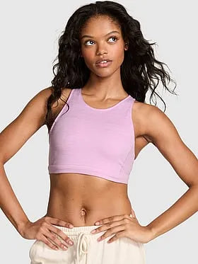 Relay Cut-Out High-Neck Sports Bra