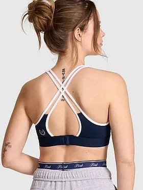 PINK Relayâ¢ Strappy Medium-Support Sports Bra
