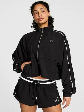 Tech Woven Cropped Jacket