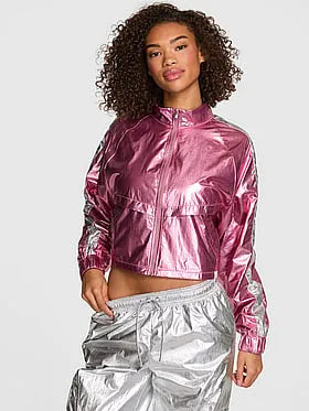 Metallic Cropped Jacket