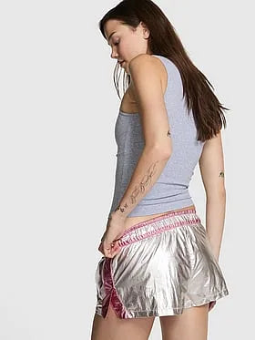 Metallic Running Shorts