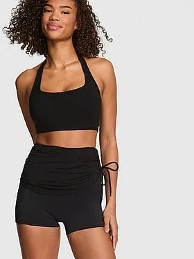 PINK Relayâ¢ Mesh Overlay 3â Bun Shorts