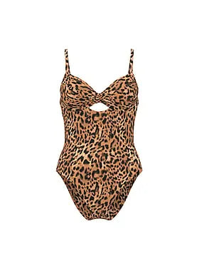 Twist Push-Up One-Piece Swimsuit