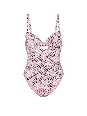Twist Push-Up One-Piece Swimsuit