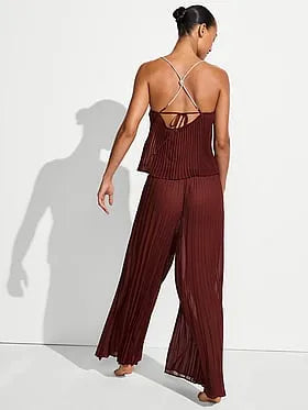 Beachwear Pleated Chiffon Pants