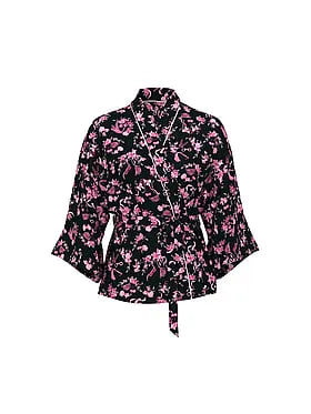 Signature Satin Mini Robe