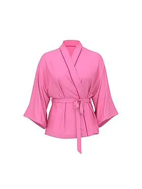 Signature Satin Mini Robe
