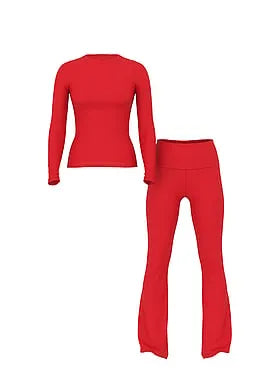 SoSoftâ¢ Modal Ribbed Long Lounge Set