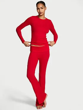 SoSoftâ¢ Modal Ribbed Long Lounge Set