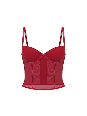 PINK Winkâ¢ Lightly Lined Corset Top