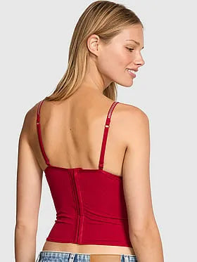 PINK Winkâ¢ Lightly Lined Corset Top