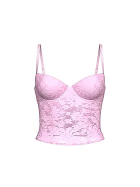 PINK Winkâ¢ Lightly Lined Balconette Corset Top