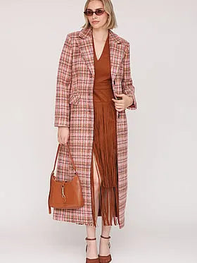 Cutaway Maxi Tailored Coat