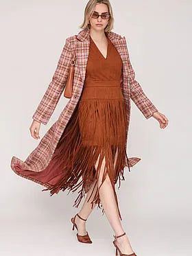 Cutaway Maxi Tailored Coat