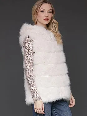 Hooded Zip-Front Vest