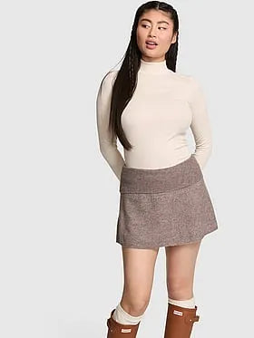 Foldover Sweater Skort