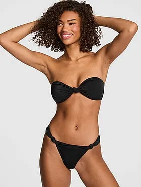 Side-Knot Thong Bikini Bottom