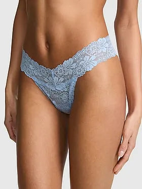 PINK Winkâ¢ Lace Thong Panty