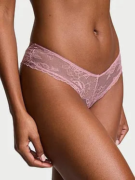 Lace Strappy Hardware Peekaboo Cheeky Panty