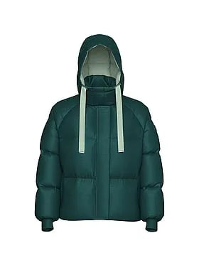 Marshmallow Cropped Puï¬er Jacket