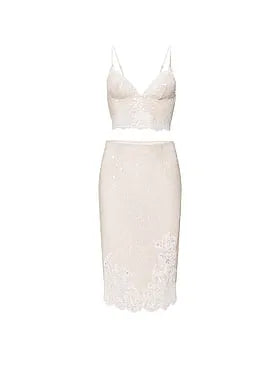 Atelier x Victoria's Secret Bridal Embellished Bralette & Skirt Set