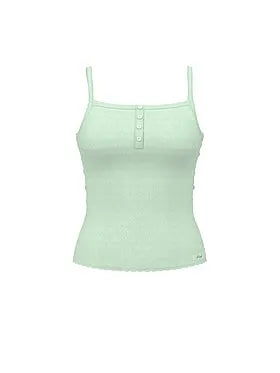 Pointelle Henley Cami