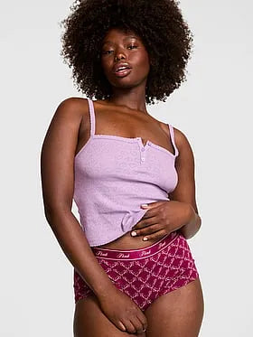 Pointelle Henley Cami