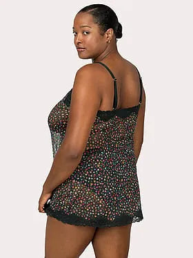 Sheer Mesh Chemise