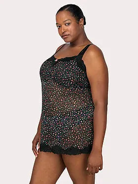 Sheer Mesh Chemise