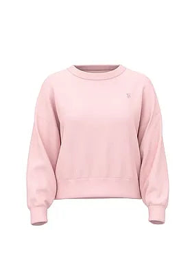 Off-Duty Terry Crop Crewneck Sweatshirt
