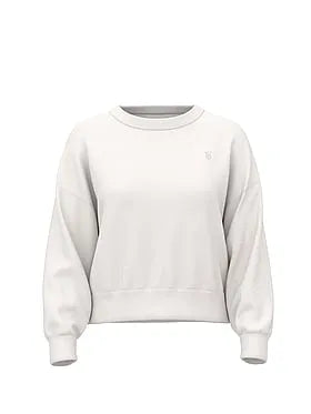 Off-Duty Terry Crop Crewneck Sweatshirt