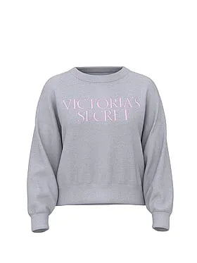 Off-Duty Terry Crop Crewneck Sweatshirt