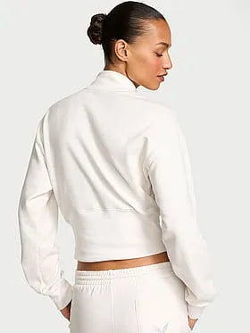 Off-Duty Terry Fitted Half-Zip Sweatshirt
