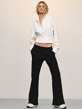 Off-Duty Terry Fitted Half-Zip Sweatshirt