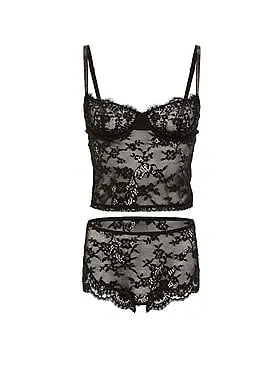 Wicked Twinkle Lace Cami & Shortie Set