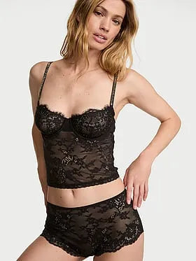 Wicked Twinkle Lace Cami & Shortie Set