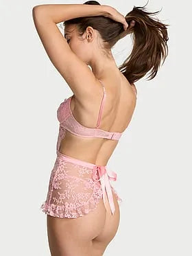 Wicked Twinkle Lace Unlined Apron Set