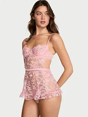 Wicked Twinkle Lace Unlined Apron Set