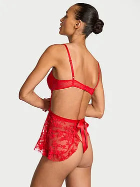 Wicked Twinkle Lace Unlined Apron Set
