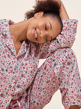 Christmas Stars Full-Length PJ Set