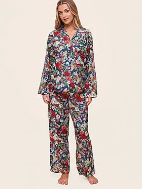 Holly Cotton Full-Length PJ Set