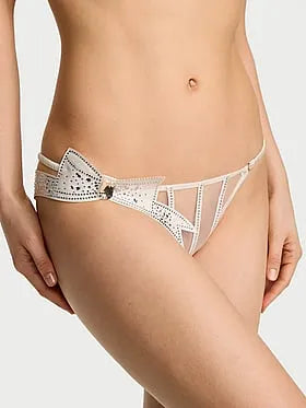 Atelier Victoria's Secret Sheer Bow String Bikini Panty