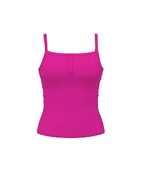 Pointelle Henley Cami