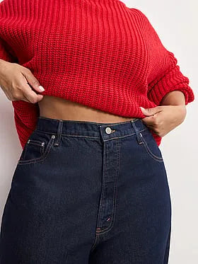 Good Standard Baggy Cuffed Jeans