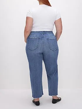 Good Waist Cropped Palazzo Jeans
