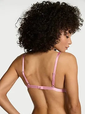 Heart Lace Unlined Triangle Bralette