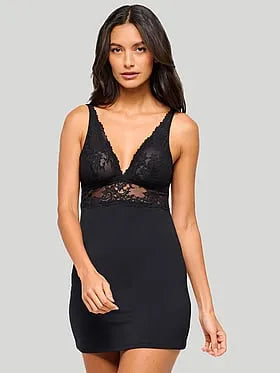 Carmela Plunge Chemise