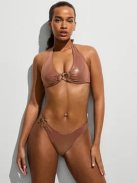 Organic Shape Rings Brazilian Bikini Bottom