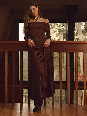 Tanaia Mixed Media Dress