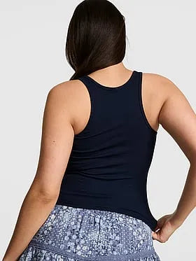 Relaxed Rib Boyfriend Tank Top